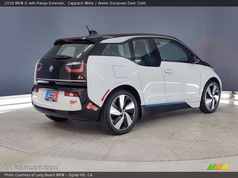 Capparis White / Atelier European Dark Cloth 2018 BMW i3 with Range Extender