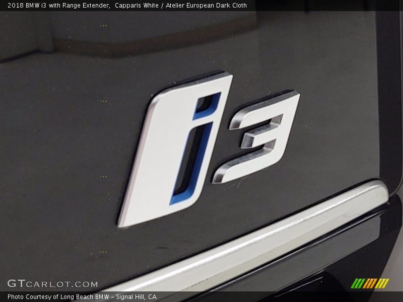 Capparis White / Atelier European Dark Cloth 2018 BMW i3 with Range Extender