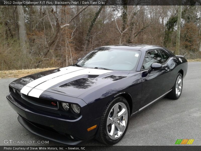 Blackberry Pearl / Dark Slate Gray 2012 Dodge Challenger R/T Plus