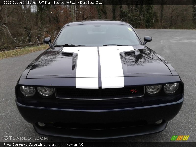 Blackberry Pearl / Dark Slate Gray 2012 Dodge Challenger R/T Plus