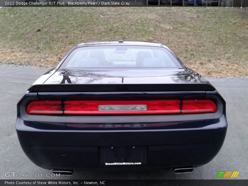 Blackberry Pearl / Dark Slate Gray 2012 Dodge Challenger R/T Plus
