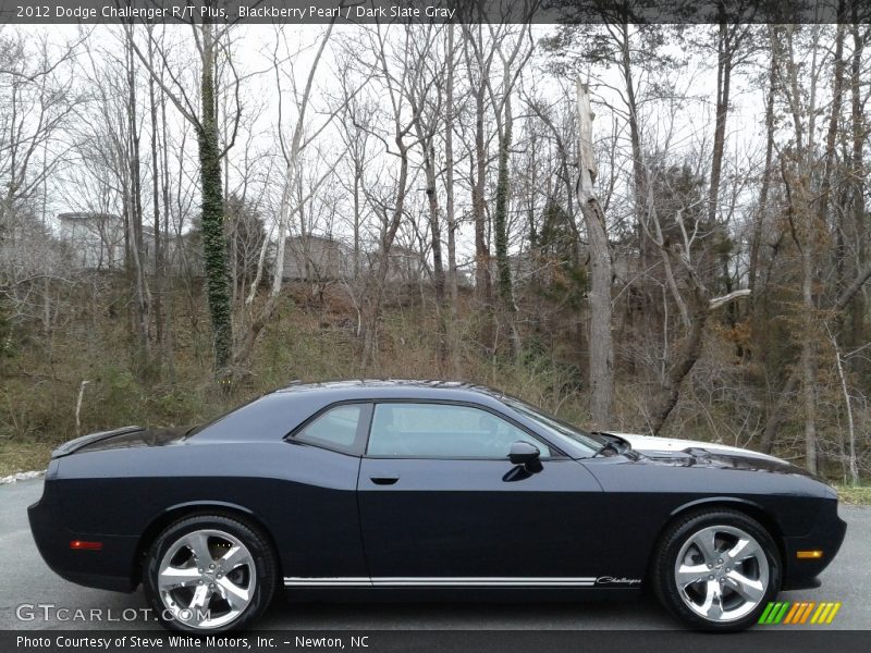 Blackberry Pearl / Dark Slate Gray 2012 Dodge Challenger R/T Plus