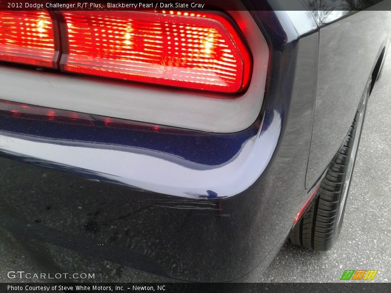 Blackberry Pearl / Dark Slate Gray 2012 Dodge Challenger R/T Plus