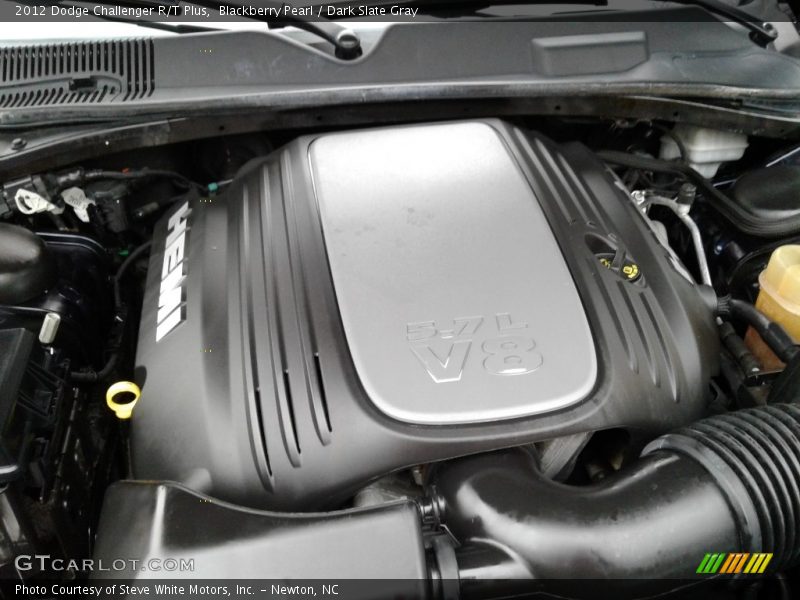 Blackberry Pearl / Dark Slate Gray 2012 Dodge Challenger R/T Plus