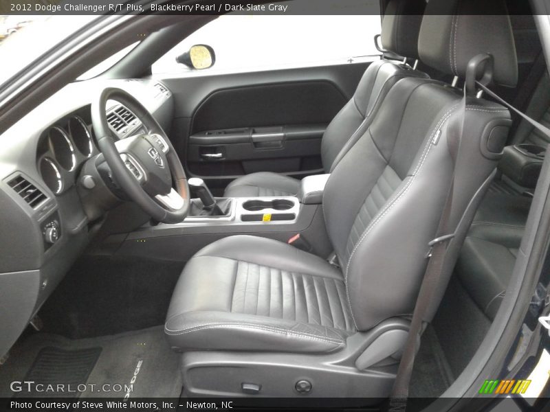 Blackberry Pearl / Dark Slate Gray 2012 Dodge Challenger R/T Plus