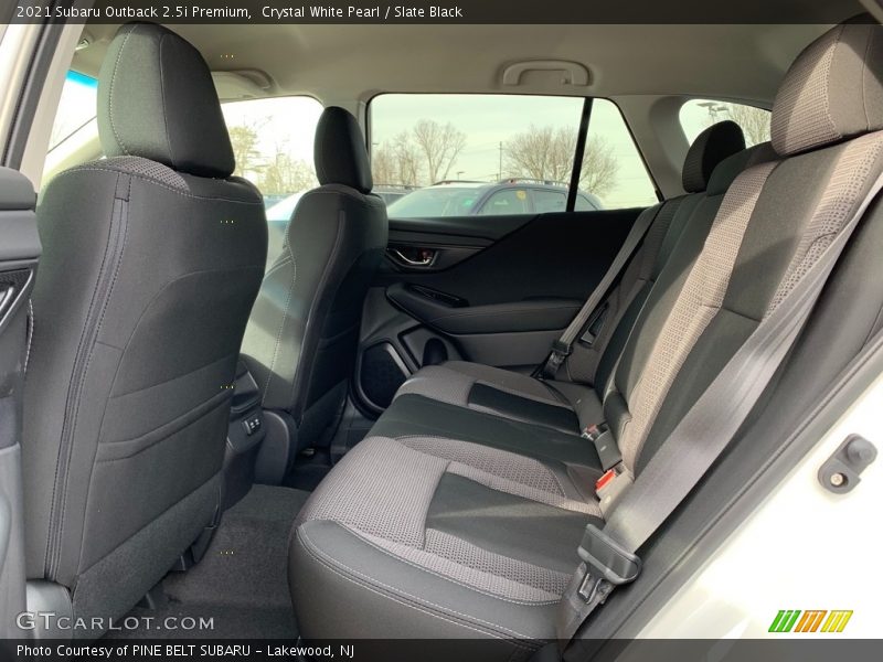 Crystal White Pearl / Slate Black 2021 Subaru Outback 2.5i Premium