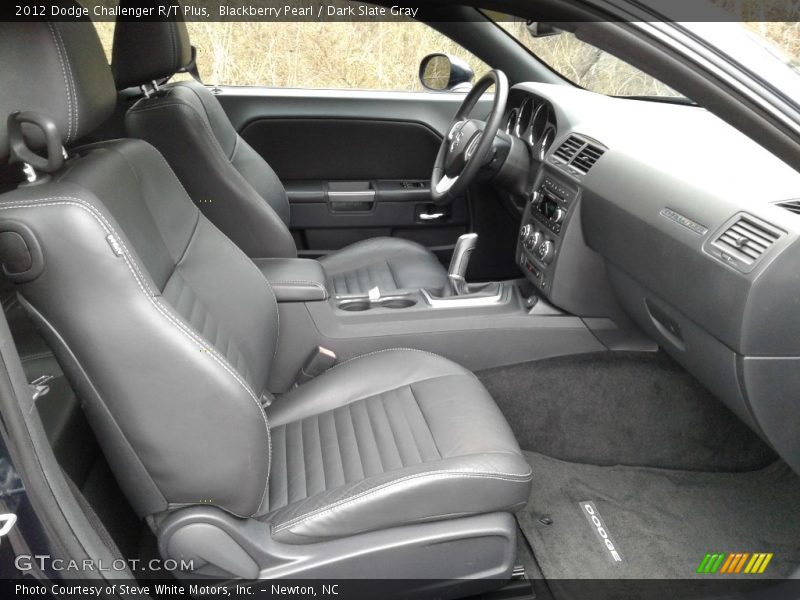 Blackberry Pearl / Dark Slate Gray 2012 Dodge Challenger R/T Plus