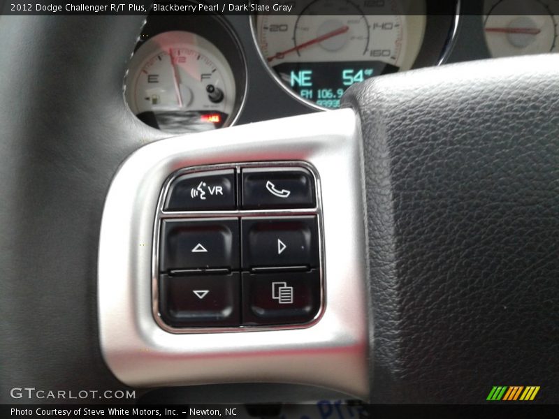 Blackberry Pearl / Dark Slate Gray 2012 Dodge Challenger R/T Plus