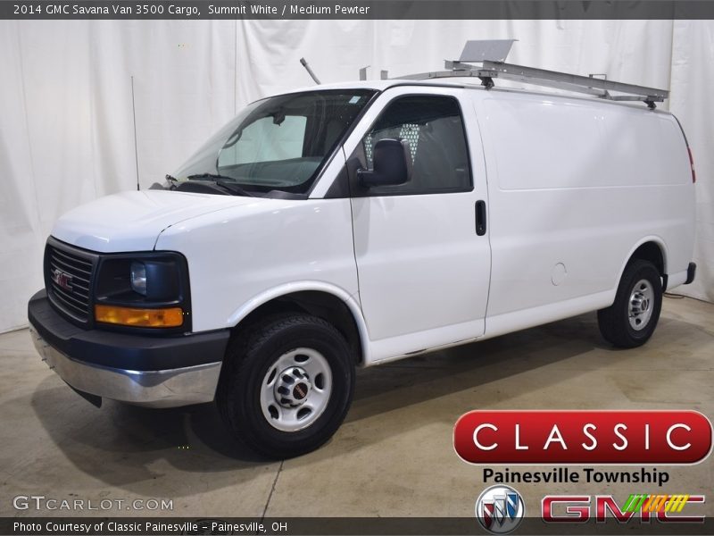Summit White / Medium Pewter 2014 GMC Savana Van 3500 Cargo