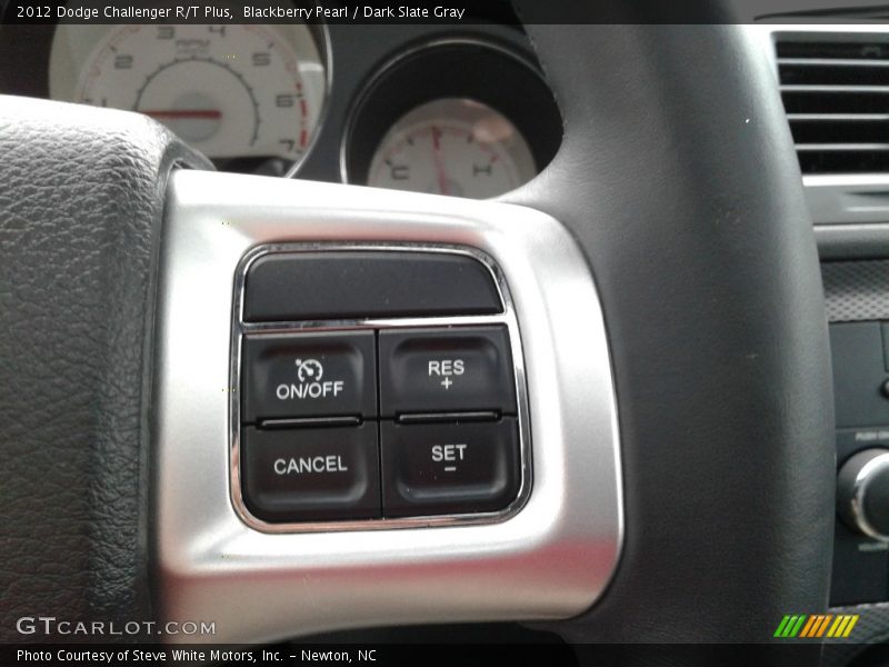 Blackberry Pearl / Dark Slate Gray 2012 Dodge Challenger R/T Plus