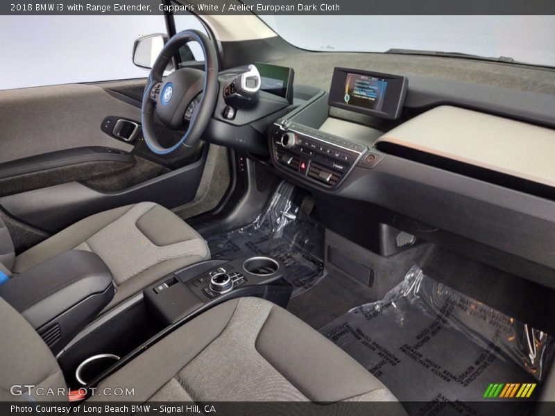Capparis White / Atelier European Dark Cloth 2018 BMW i3 with Range Extender