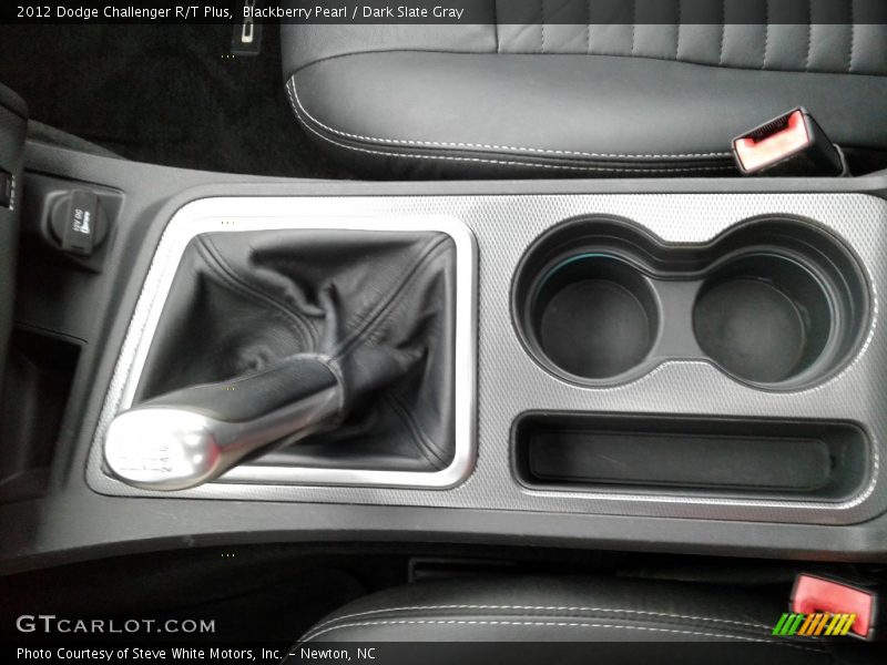 Blackberry Pearl / Dark Slate Gray 2012 Dodge Challenger R/T Plus