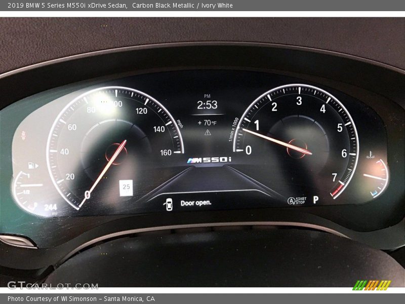  2019 5 Series M550i xDrive Sedan M550i xDrive Sedan Gauges