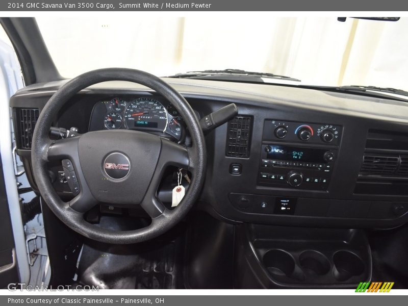 Summit White / Medium Pewter 2014 GMC Savana Van 3500 Cargo