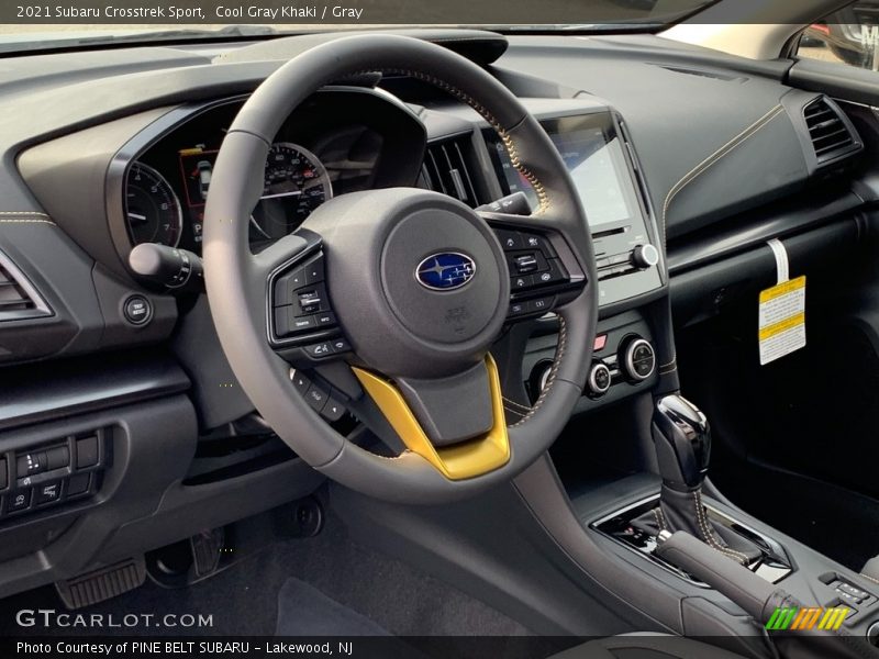 Dashboard of 2021 Crosstrek Sport