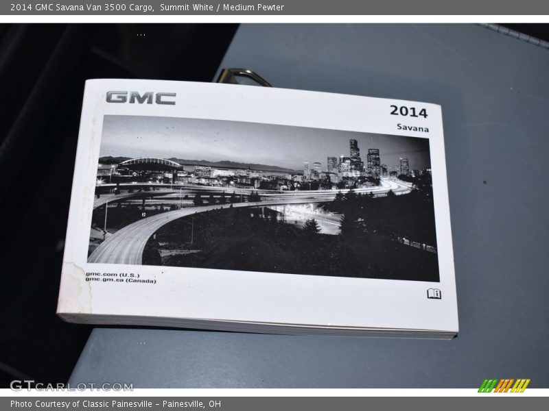 Summit White / Medium Pewter 2014 GMC Savana Van 3500 Cargo