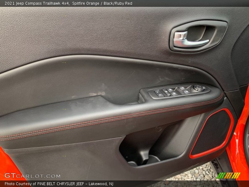 Spitfire Orange / Black/Ruby Red 2021 Jeep Compass Trailhawk 4x4