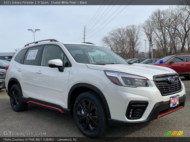 Crystal White Pearl / Black 2021 Subaru Forester 2.5i Sport