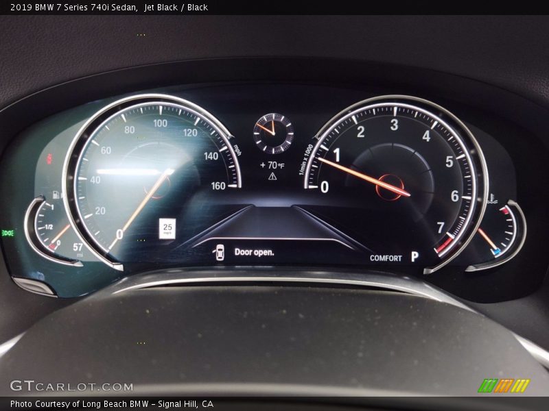Jet Black / Black 2019 BMW 7 Series 740i Sedan
