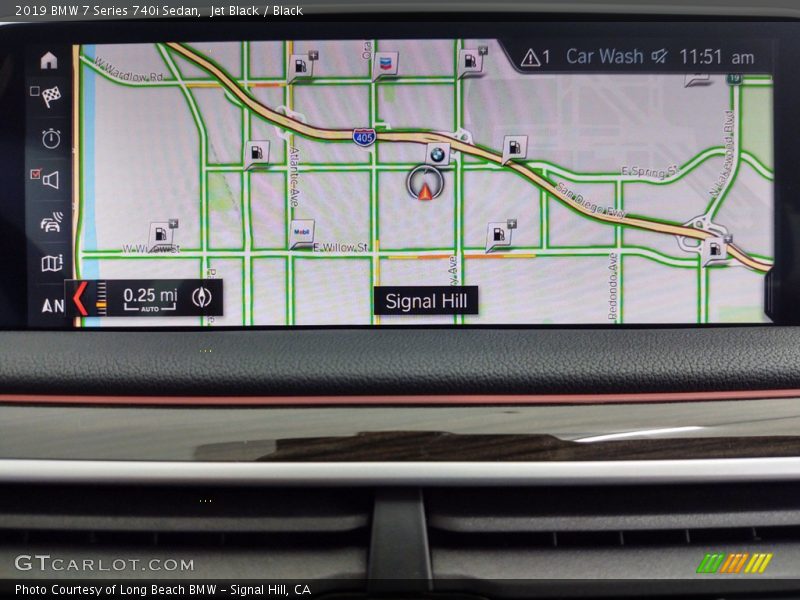 Jet Black / Black 2019 BMW 7 Series 740i Sedan