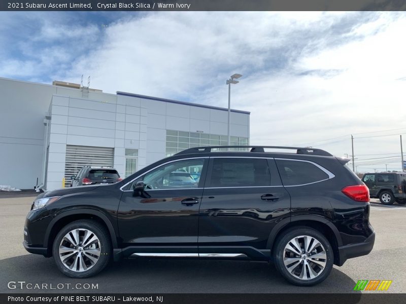 Crystal Black Silica / Warm Ivory 2021 Subaru Ascent Limited