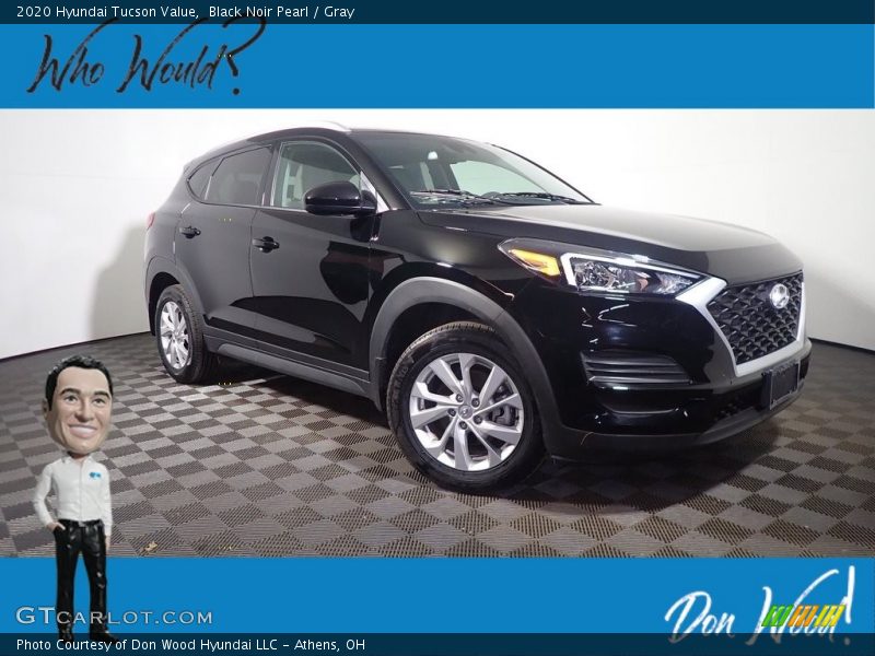 Black Noir Pearl / Gray 2020 Hyundai Tucson Value