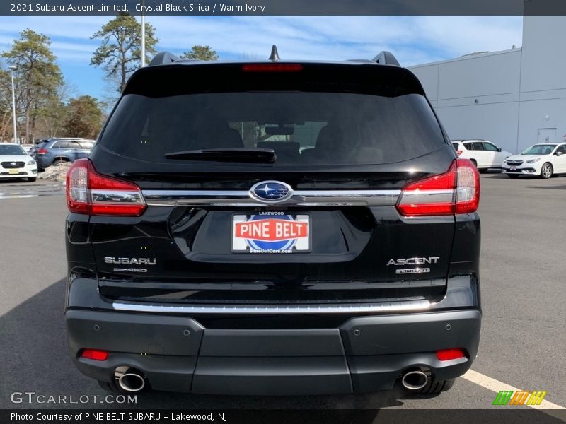 Crystal Black Silica / Warm Ivory 2021 Subaru Ascent Limited