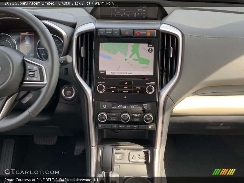 Crystal Black Silica / Warm Ivory 2021 Subaru Ascent Limited