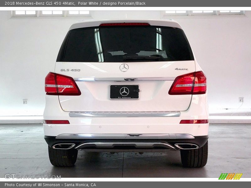 Polar White / designo Porcelain/Black 2018 Mercedes-Benz GLS 450 4Matic