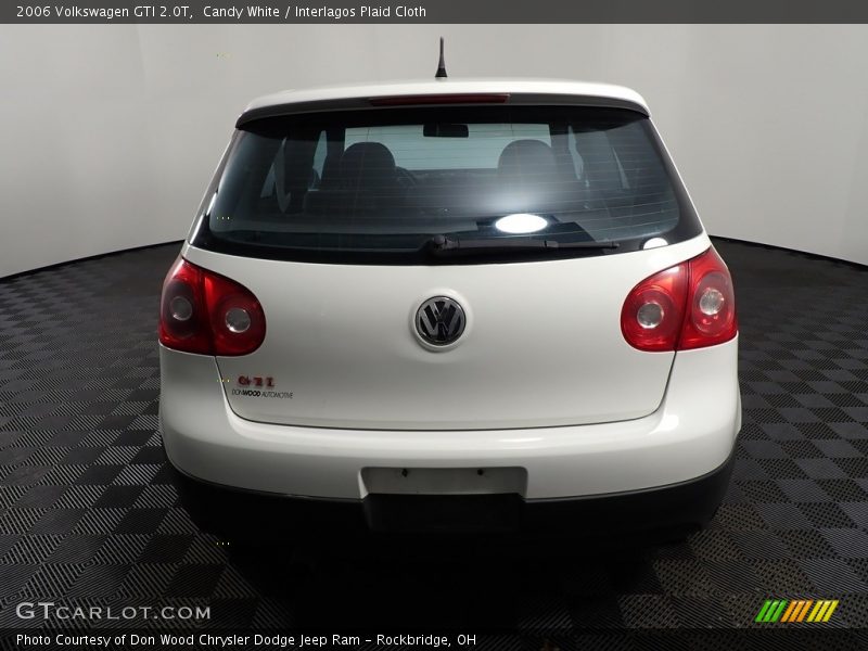 Candy White / Interlagos Plaid Cloth 2006 Volkswagen GTI 2.0T