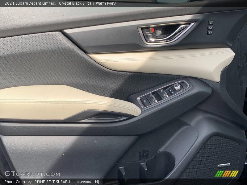 Crystal Black Silica / Warm Ivory 2021 Subaru Ascent Limited