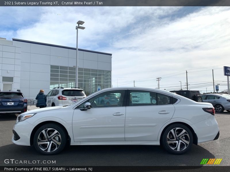 Crystal White Pearl / Tan 2021 Subaru Legacy Touring XT