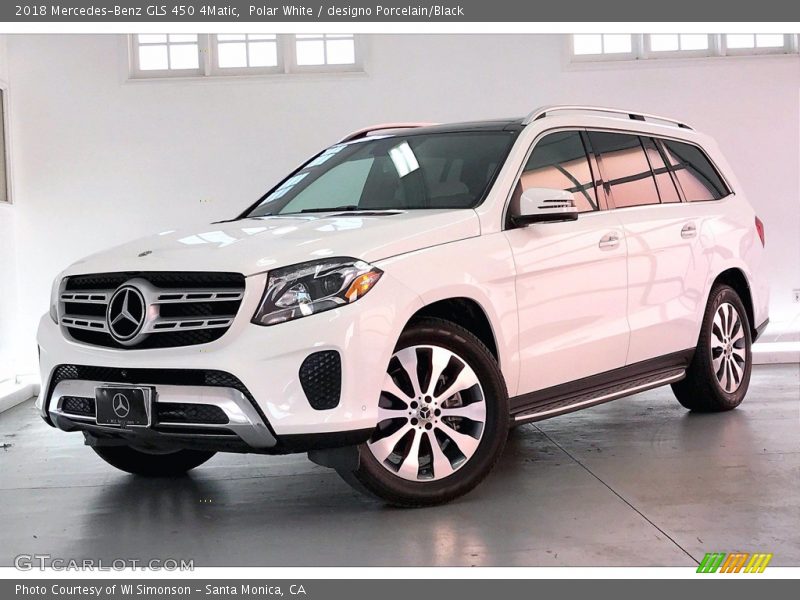 Polar White / designo Porcelain/Black 2018 Mercedes-Benz GLS 450 4Matic