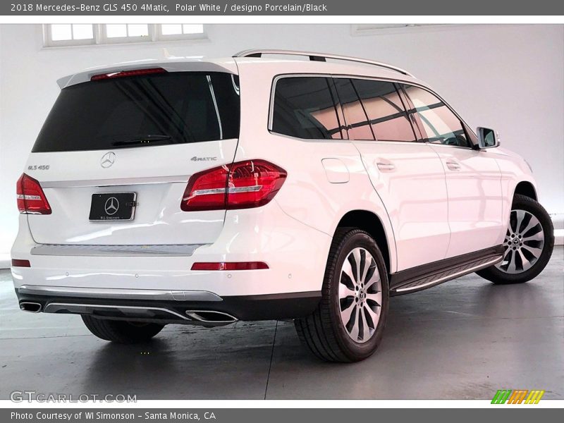 Polar White / designo Porcelain/Black 2018 Mercedes-Benz GLS 450 4Matic