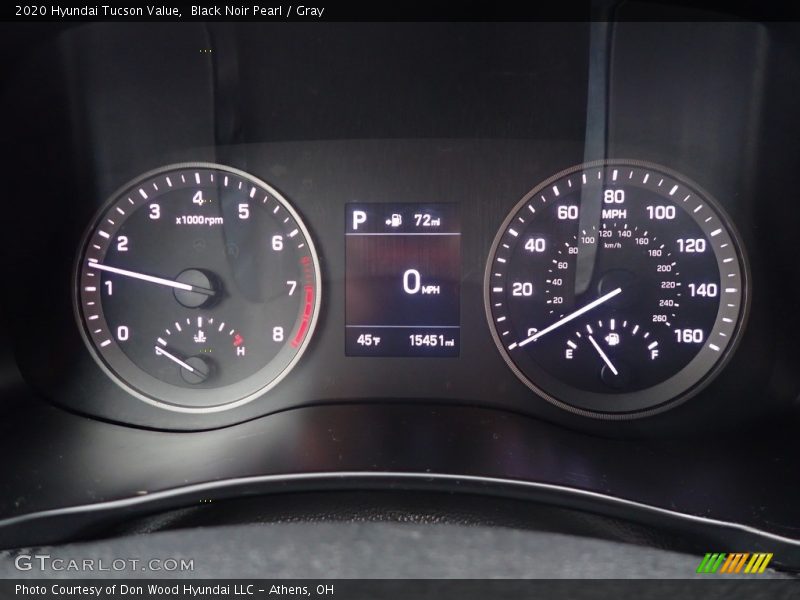 Black Noir Pearl / Gray 2020 Hyundai Tucson Value