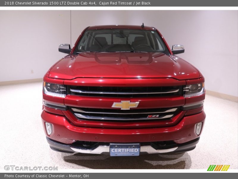 Cajun Red Tintcoat / Jet Black 2018 Chevrolet Silverado 1500 LTZ Double Cab 4x4