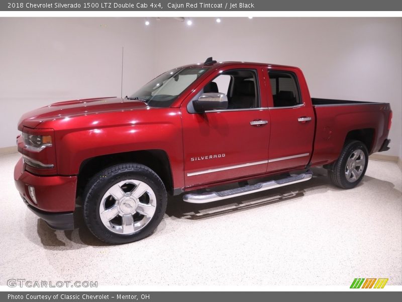 Cajun Red Tintcoat / Jet Black 2018 Chevrolet Silverado 1500 LTZ Double Cab 4x4