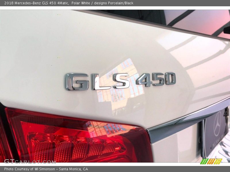 Polar White / designo Porcelain/Black 2018 Mercedes-Benz GLS 450 4Matic