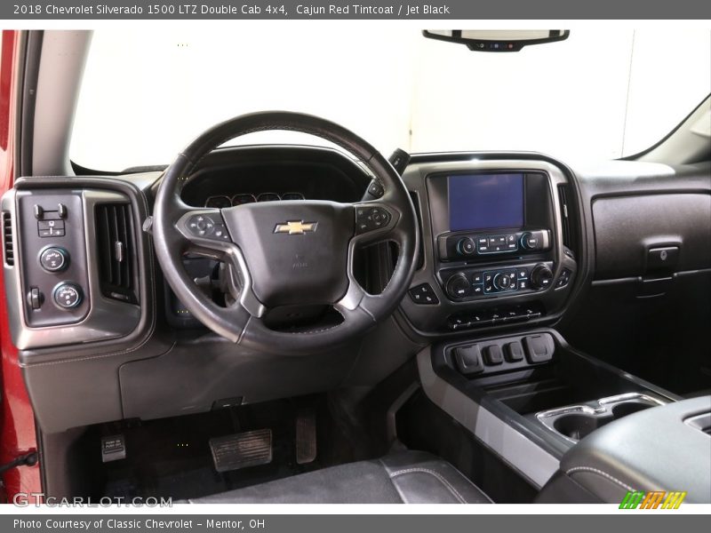 Cajun Red Tintcoat / Jet Black 2018 Chevrolet Silverado 1500 LTZ Double Cab 4x4
