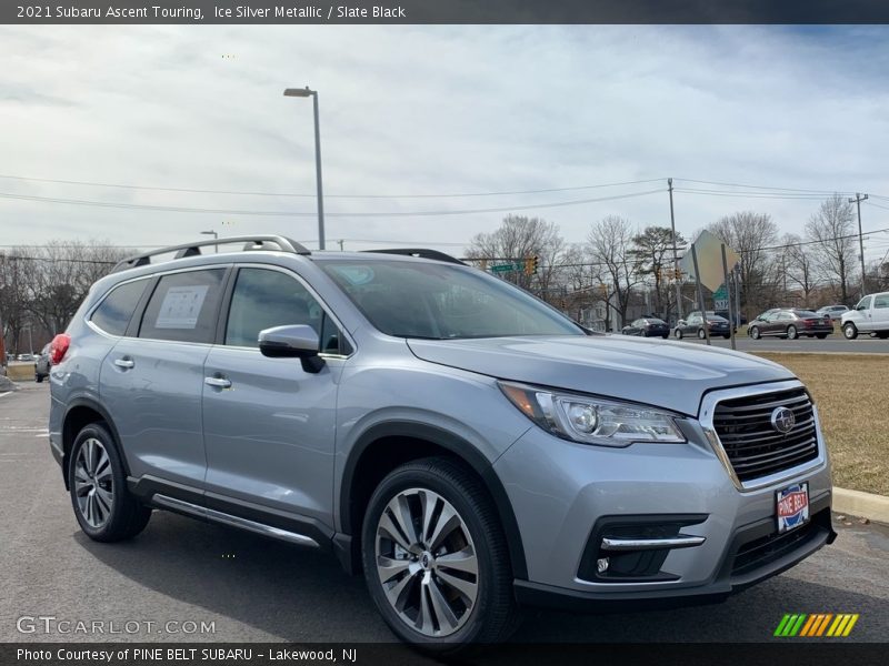 Ice Silver Metallic / Slate Black 2021 Subaru Ascent Touring
