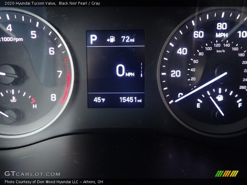 Black Noir Pearl / Gray 2020 Hyundai Tucson Value