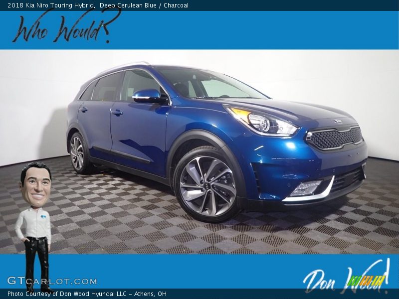 Deep Cerulean Blue / Charcoal 2018 Kia Niro Touring Hybrid