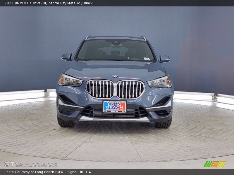 Storm Bay Metallic / Black 2021 BMW X1 sDrive28i