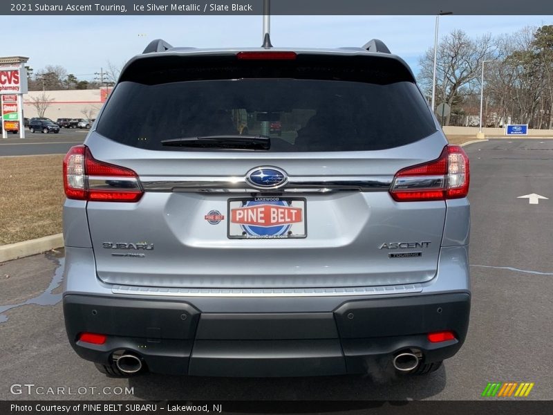 Ice Silver Metallic / Slate Black 2021 Subaru Ascent Touring