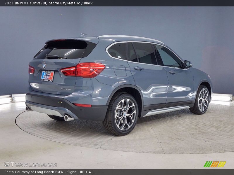 Storm Bay Metallic / Black 2021 BMW X1 sDrive28i