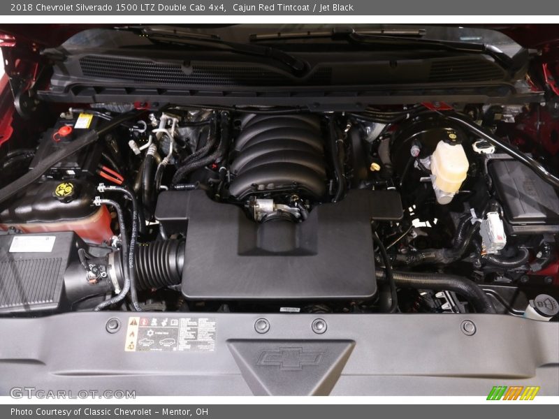 Cajun Red Tintcoat / Jet Black 2018 Chevrolet Silverado 1500 LTZ Double Cab 4x4
