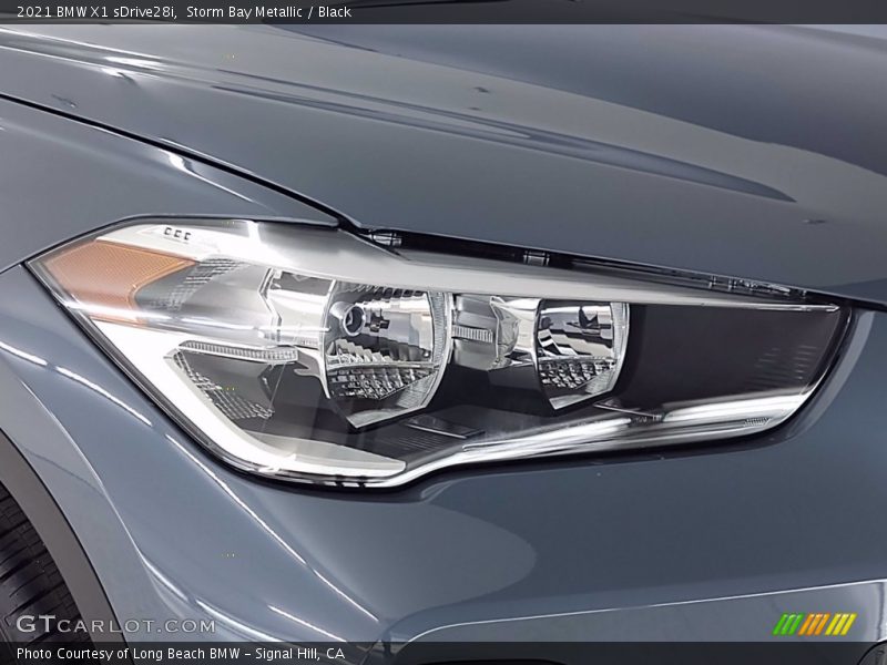 Storm Bay Metallic / Black 2021 BMW X1 sDrive28i