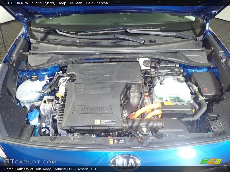 Deep Cerulean Blue / Charcoal 2018 Kia Niro Touring Hybrid