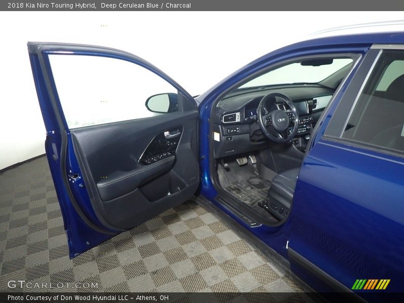Deep Cerulean Blue / Charcoal 2018 Kia Niro Touring Hybrid