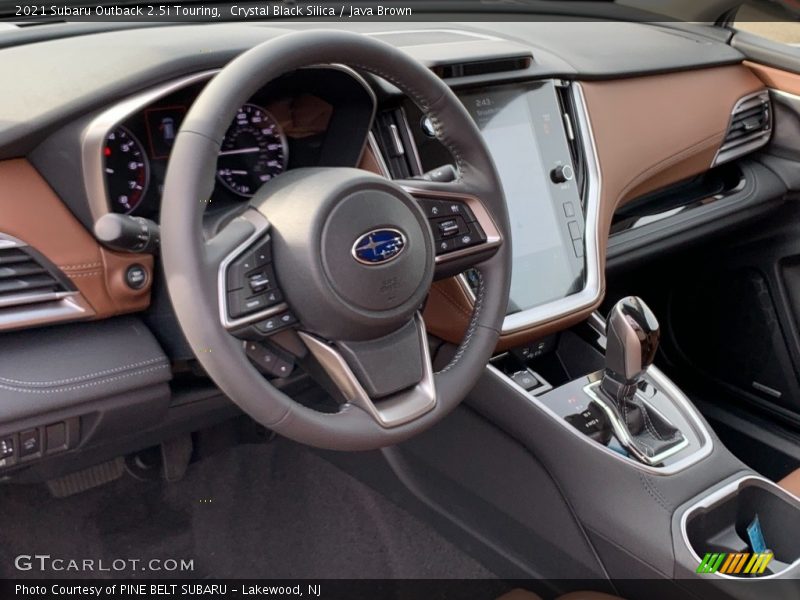 Crystal Black Silica / Java Brown 2021 Subaru Outback 2.5i Touring